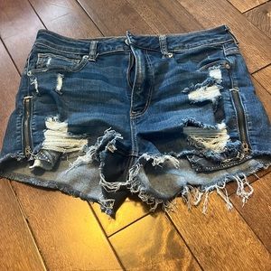 Cute jean shorts size 8 womans